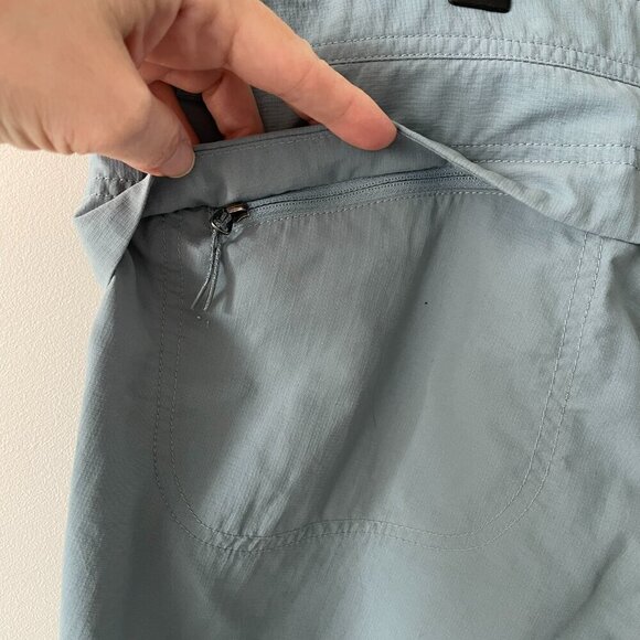 MEC Terana 5" Hiking Outdoor Activewear Lightweight Mid Rise Shorts Blue 14 - Picture 7 of 7